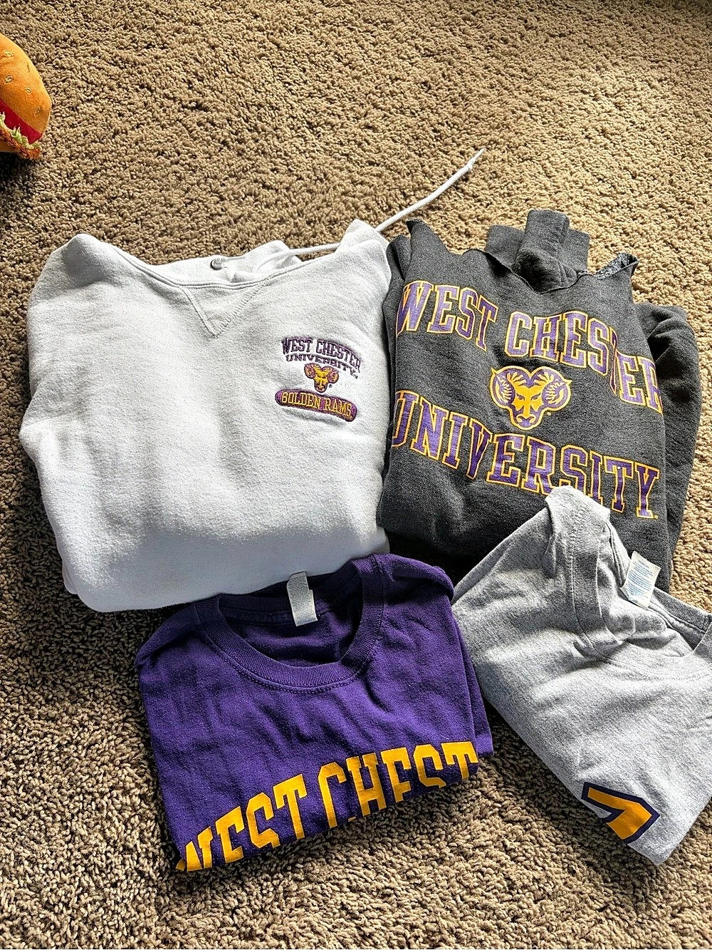 West Chester University Sweatshirt Lot